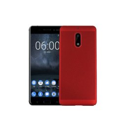 Husa Nokia 6 Plastic Mesh Red