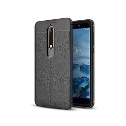 Husa Silicon Nokia 6 2018 Black Litchi