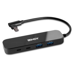 HUB USB 3.2 Gen2 type C la 2 x USB-A + 2 x USB type C 100W(20V/5A), Lindy L43334*