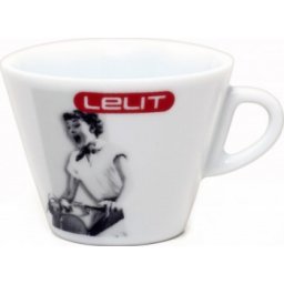 Cești cappuccino din porțelan LELIT cu farfurioare, 190 cc, SET 6 buc
