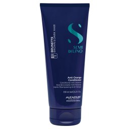 Balsam pentru neutralizarea tonurilor de portocaliu Alfaparf Semi di Lino Brunette Anti-Orange Conditioner 200 ml