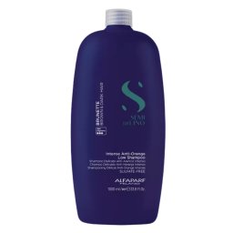 Sampon pentru neutralizarea tonurilor de portocaliu Alfaparf Semi di Lino Brunette Anti-Orange Low, 1000 ml