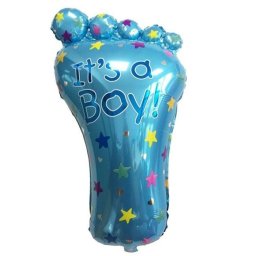 Balon folie Talpa , It s a boy, botez albastru 75cm