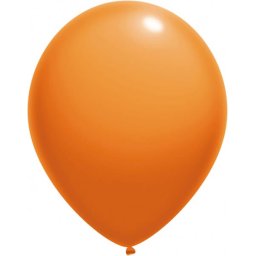 Set 100 baloane latex portocaliu 13 cm
