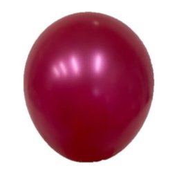 Set 100 baloane latex metalizat roz 13 cm