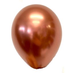 Set 100 baloane latex chrome rose gold 13cm