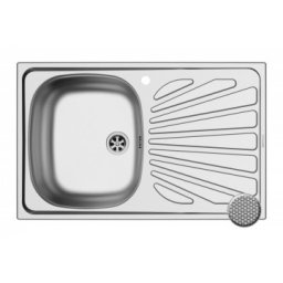 Chiuveta Inox Creta 755mm*480mm ST Pyramis 100127901