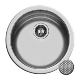 Chiuveta Inox CR Ø45 1B LN Pyramis 100034801