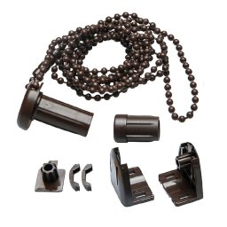 Set prindere si mecanism 19 mm pentru rolete , sistem complet, culoare maro