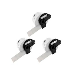 Set 3 role etichete transport compatibile Brother DK-11208, 38 90 mm, pentru expeditii, curierat si logistica