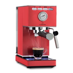 Klarstein Pausa, aparat de cafea espresso, 1350 Watt, presiune 20 bar, rezervor de apă: 1,4 litri, oțel inoxidabil (TK42-PausaRed)