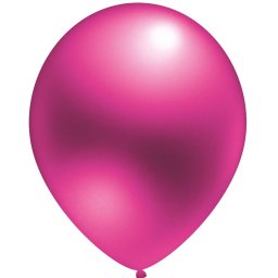 Set 10 baloane latex metalizat sidef roz 30 cm