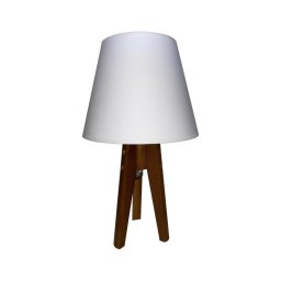Lampă de masă CONE 1xE27/60W/230V alb stejar