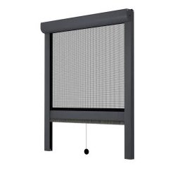 Plasa tantari / Plasa insecte, tip rulou, din aluminiu, antracit