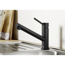 Baterie inox bucatarie Blanco KANO-S cu dus extensibil