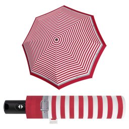 Umbrele ploaie, dama, Doppler CarbonSteel Delight dungi rosii