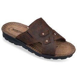 Papuci de vara, confort, barbati, Mjartan 2917-N15 maro