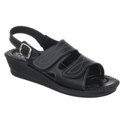 Sandale confort, negre, dama, Mjartan 2815-P02-N09