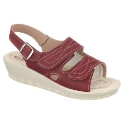 Sandale confort, dama, Mjartan 2815-N16-N08 bordo