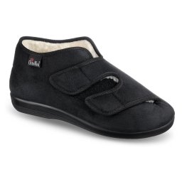 Ghete confort imblanite femei si barbati OrtoMed 850-T44 negru