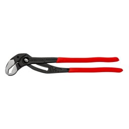 Cleste reglabil KNIPEX Cobra XL pentru instalatori, mecanism autoblocant, cleste papagal profesional, mansoane manere rosii, 400 mm, fabricat in Germania 87 01 400