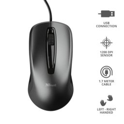 Mouse optic cu fir Trust Carve