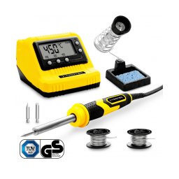 Statie digitala de lipit PSIS 10-230V, Putere 60W, 3 Trepte de temperatura, Interval temperatura 200-450 °C