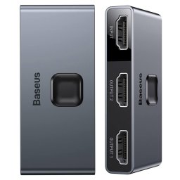 SWITCH video Matrix CAHUB-BC0G, HDMI bidirectional - 2x HDMI 4K / 30 Hz, gri
