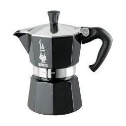 Espressoare pentru aragaz Moka Express, 3 cesti, Aluminiu, Negru