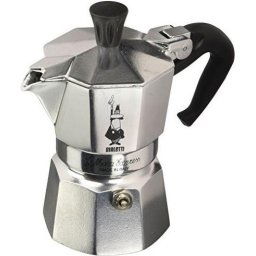 Espressoare pentru aragaz Moka Express 1 ceasca, Argintiu/Negru