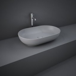Lavoar oval Rak Feeling 55x35cm gri mat
