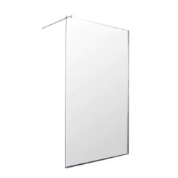Paravan de dus finisaj crom tip Walk-in Sanotechnik Young - sticla 6mm