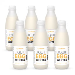 GymBeam Albușuri lichide de ouă 6 x 1000 g fără aromă