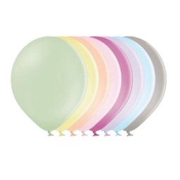 Set 100 baloane latex macaron asortate 23cm