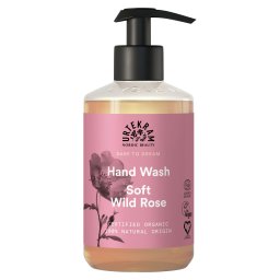 Sapun lichid bio cu trandafir salbatic Soft Wild Rose 300ml Urtekram