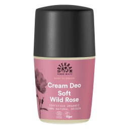 Deodorant crema bio cu trandafir salbatic Soft Wild Rose 50ml Urtekram