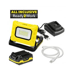 Lanterna de lucru cu LED TROTEC PWLS 15-20V, Flux luminos 2.000 lm, Temperatura culoare 6.500 K, Putere consumata 20 W
