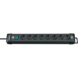 Prelungitor Brennenstuhl Premium black S 8x