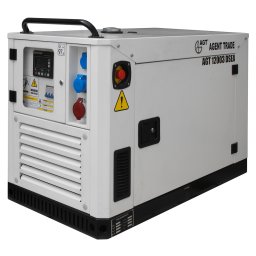 Generator de curent trifazat AGT 12003 DSEA, isonorizat, 12 kVA + Automatizare ATS 22S