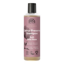 Sampon bio pentru pastrarea culorii cu trandafir salbatic Soft Wild Rose 250ml Urtekram