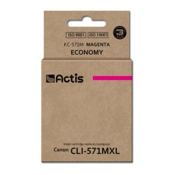 Actis KC-571M ink for Canon printer; Canon CLI-571M replacement; Standard; 12 ml; magenta