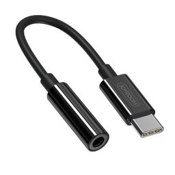 Adaptor pentru căști Joyroom de 3,5 mm mini jack la USB tip C negru