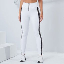LABELLAMAFIA Colanți pentru femei Essential LBM White M