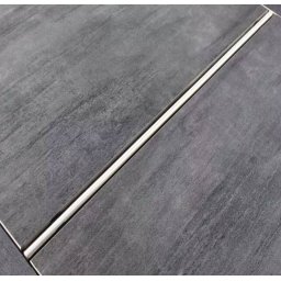 Rigola dus Ermetiq 50 cm, model Cuts Slim, cu gratar inox, 50 mm cu izolatie,