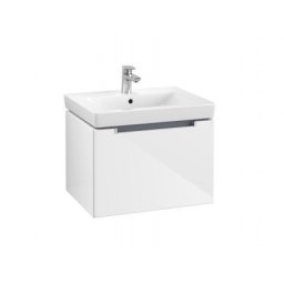 Set mobilier suspendat 1 sertar Villeroy & Boch Subway 2.0 60cm,alb lucios