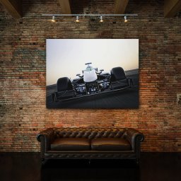 Tablou F1 black shiny car