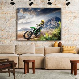 Tablou Enduro moto rider