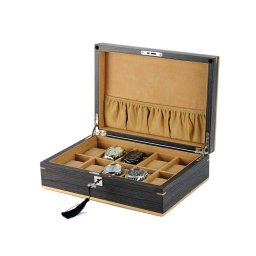 Cutie ceasuri Rothenschild Ginko Lemn Natural RS-2320-10G Pentru 10 Ceasuri