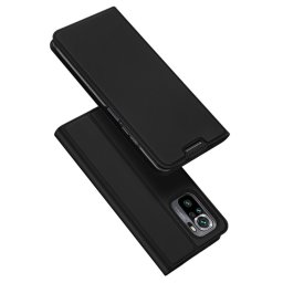 Husa Xiaomi Redmi Note 10 10S, Dux Ducis Skin Pro Flip Book, Negru