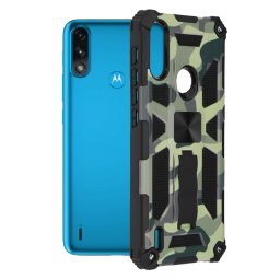 Husa Motorola Moto E7 Power E7i Power, Techsuit Blazor, Camo Lime